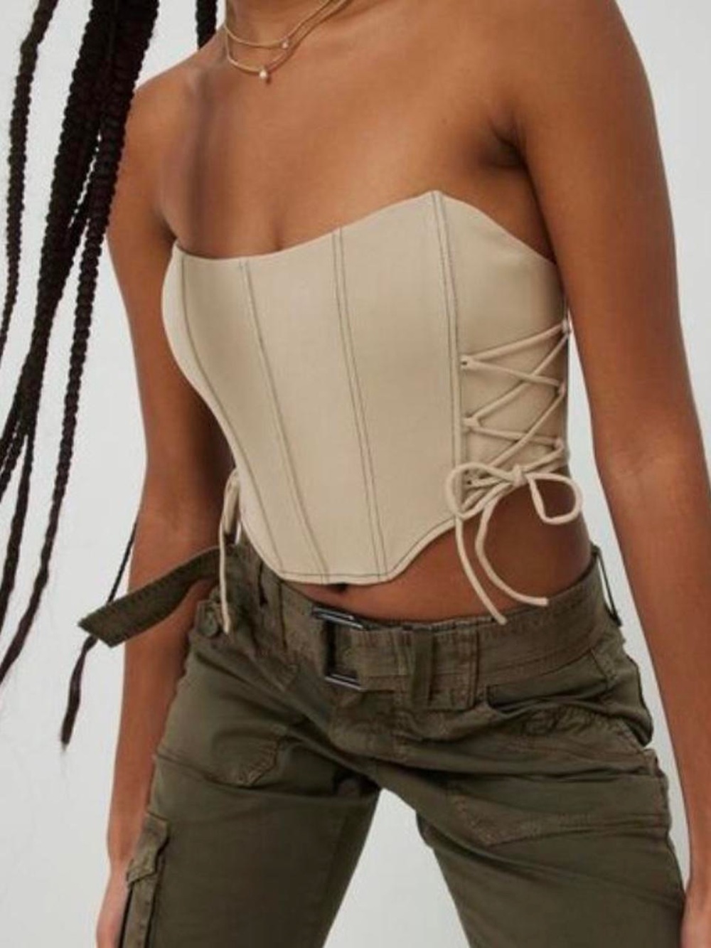 Garage Tan Livia Lace-Up Corset